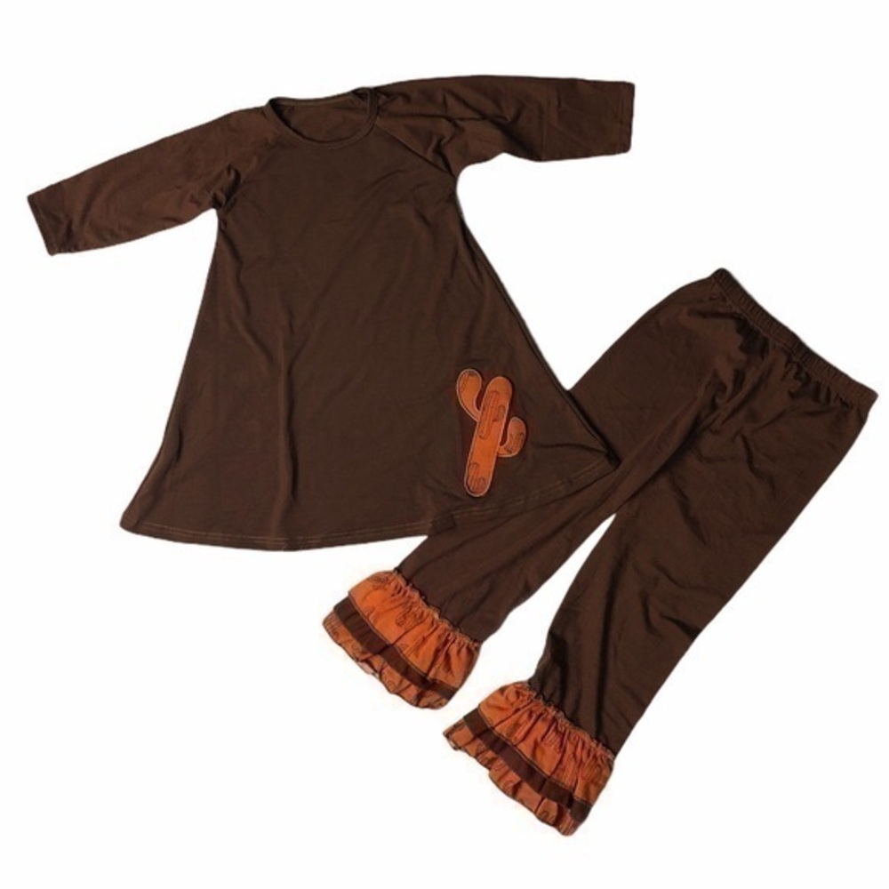 Girls size 8 Cactus Ruffle outfit